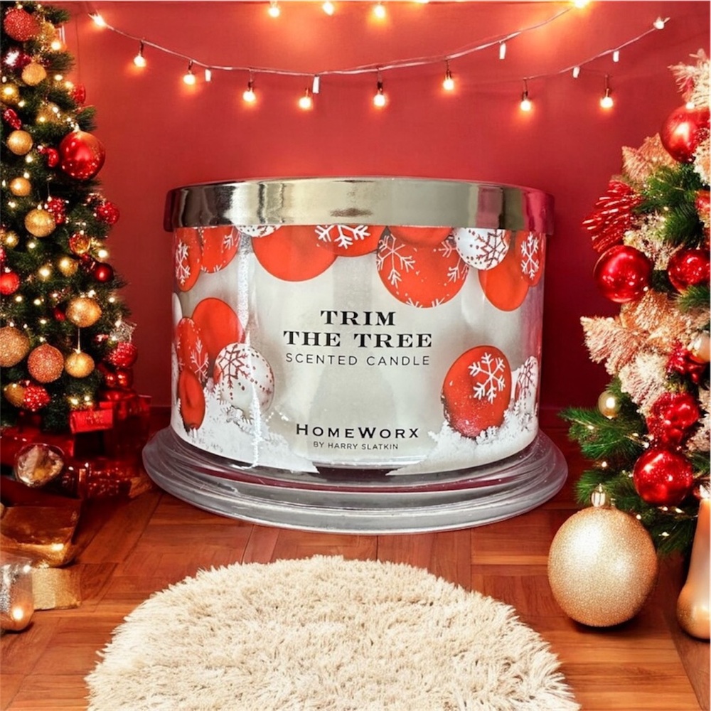 HomeWorx by Harry Slaktin Trim the Tree 4 wick 18 oz. Scented Candle